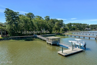 Unique offering as the ONLY available homesite with private dock on Berkeley Hall Golf Club in South Carolina - for sale on GolfHomes.com, golf home, golf lot