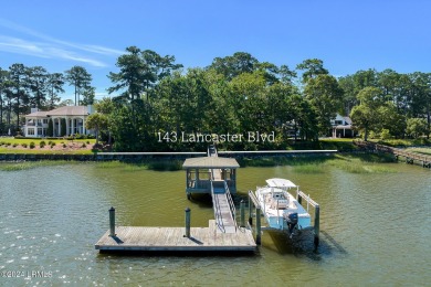 Unique offering as the ONLY available homesite with private dock on Berkeley Hall Golf Club in South Carolina - for sale on GolfHomes.com, golf home, golf lot