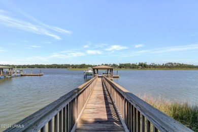 Unique offering as the ONLY available homesite with private dock on Berkeley Hall Golf Club in South Carolina - for sale on GolfHomes.com, golf home, golf lot