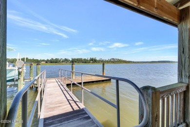 Unique offering as the ONLY available homesite with private dock on Berkeley Hall Golf Club in South Carolina - for sale on GolfHomes.com, golf home, golf lot