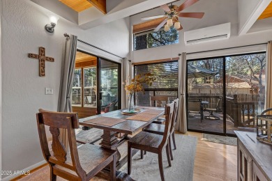 This stunning home is nestled in one of Munds Park's most on Pinewood Country Club in Arizona - for sale on GolfHomes.com, golf home, golf lot