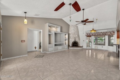 Check out this charming 2-bedroom, 2-bath split floorplan home on Westbrook Village Golf Club in Arizona - for sale on GolfHomes.com, golf home, golf lot