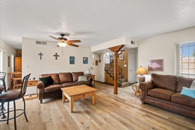 Welcome to your bright, 2-story, end-unit townhome in the Villa on Arroyo Del Oso Golf Course in New Mexico - for sale on GolfHomes.com, golf home, golf lot