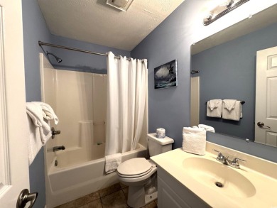 This fully furnished 3-bedroom, 3-bath condo is on the first on True Blue Plantation in South Carolina - for sale on GolfHomes.com, golf home, golf lot