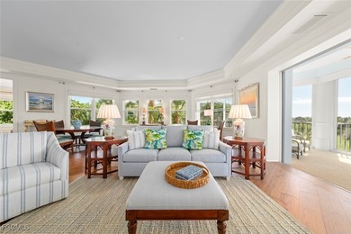 This stunning penthouse offers sweeping views down the 9th on The Sanctuary Golf Club in Florida - for sale on GolfHomes.com, golf home, golf lot