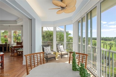 This stunning penthouse offers sweeping views down the 9th on The Sanctuary Golf Club in Florida - for sale on GolfHomes.com, golf home, golf lot