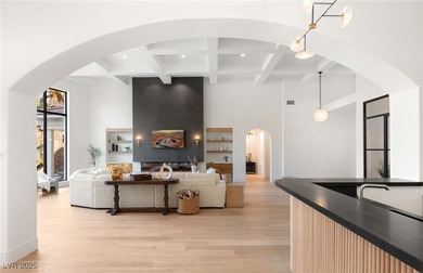 Discover a reimagined luxury masterpiece in guard-gated on TPC Las Vegas in Nevada - for sale on GolfHomes.com, golf home, golf lot