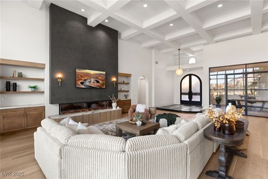 Discover a reimagined luxury masterpiece in guard-gated on TPC Las Vegas in Nevada - for sale on GolfHomes.com, golf home, golf lot