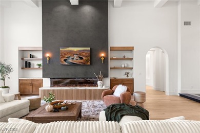 Discover a reimagined luxury masterpiece in guard-gated on TPC Las Vegas in Nevada - for sale on GolfHomes.com, golf home, golf lot