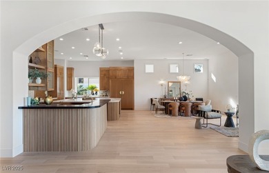 Discover a reimagined luxury masterpiece in guard-gated on TPC Las Vegas in Nevada - for sale on GolfHomes.com, golf home, golf lot