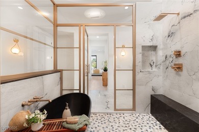 Discover a reimagined luxury masterpiece in guard-gated on TPC Las Vegas in Nevada - for sale on GolfHomes.com, golf home, golf lot