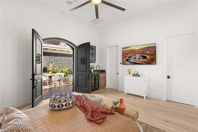 Discover a reimagined luxury masterpiece in guard-gated on TPC Las Vegas in Nevada - for sale on GolfHomes.com, golf home, golf lot