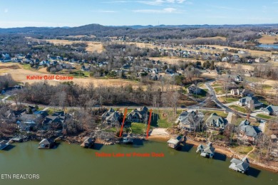 Exquisite Lake Front Home with Mountain and Lake Views! This on Tellico Village -The Links At Kahite Golf Course in Tennessee - for sale on GolfHomes.com, golf home, golf lot