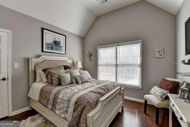 Perfectly positioned on the 8th green in highly desirable on Hampton Golf Village in Georgia - for sale on GolfHomes.com, golf home, golf lot