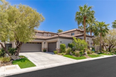 Positioned along the 18th fairway of the Arroyo golf course on Red Rock Country Club in Nevada - for sale on GolfHomes.com, golf home, golf lot