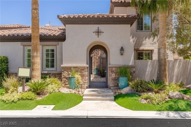 Positioned along the 18th fairway of the Arroyo golf course on Red Rock Country Club in Nevada - for sale on GolfHomes.com, golf home, golf lot