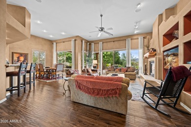 VIEWS GALORE!!! Sensational townhouse situated on the 10th green on Tonto Verde Golf Club in Arizona - for sale on GolfHomes.com, golf home, golf lot