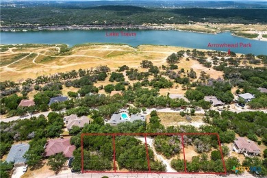 SINGLE LOT or Rare opportunity to own FOUR ADJACENT vacant lots on Lago Vista Golf Club in Texas - for sale on GolfHomes.com, golf home, golf lot