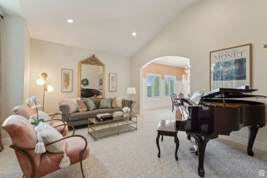 Discover timeless elegance in the sought-after Valle Di Villa on Hidden Valley Country Club in Utah - for sale on GolfHomes.com, golf home, golf lot