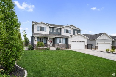 Absolutely stunning Saratoga Springs home located right on the on Talons Cove Golf Club in Utah - for sale on GolfHomes.com, golf home, golf lot