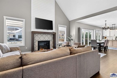 An incredibly maintained 2022 build~ An impressive 5 bedrooms, 4 on Idle Creek Golf Course in Indiana - for sale on GolfHomes.com, golf home, golf lot