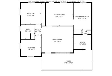 Charming one-level brick rancher, beautifully updated and on Riviera Country Club in West Virginia - for sale on GolfHomes.com, golf home, golf lot