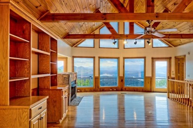 Breathtaking views abound from this 3-bedroom, 3.5-bath home on on Chatuge Shores Golf Course in North Carolina - for sale on GolfHomes.com, golf home, golf lot