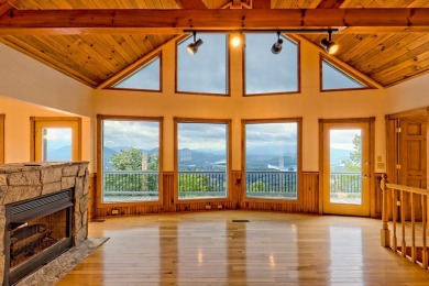 Breathtaking views abound from this 3-bedroom, 3.5-bath home on on Chatuge Shores Golf Course in North Carolina - for sale on GolfHomes.com, golf home, golf lot