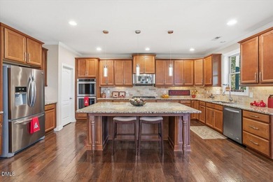 Welcome to an exceptional home in The Legacy at Jordan Lake, one on The Preserve At Jordan Lake Golf Club in North Carolina - for sale on GolfHomes.com, golf home, golf lot