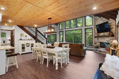 Completed in March 2025, this nearly brand-new chalet features on Innsbrook Resort Golf Course in Missouri - for sale on GolfHomes.com, golf home, golf lot