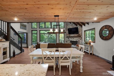 Completed in March 2025, this nearly brand-new chalet features on Innsbrook Resort Golf Course in Missouri - for sale on GolfHomes.com, golf home, golf lot