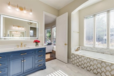 Welcome to this beautifully renovated home in the golf course on The Lakes at Castle Hill Golf Club in Texas - for sale on GolfHomes.com, golf home, golf lot