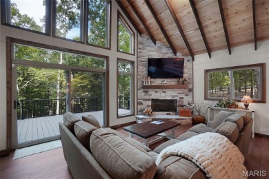 Completed in March 2025, this nearly brand-new chalet features on Innsbrook Resort Golf Course in Missouri - for sale on GolfHomes.com, golf home, golf lot
