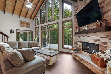 Completed in March 2025, this nearly brand-new chalet features on Innsbrook Resort Golf Course in Missouri - for sale on GolfHomes.com, golf home, golf lot