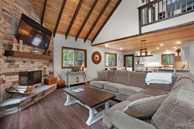 Completed in March 2025, this nearly brand-new chalet features on Innsbrook Resort Golf Course in Missouri - for sale on GolfHomes.com, golf home, golf lot