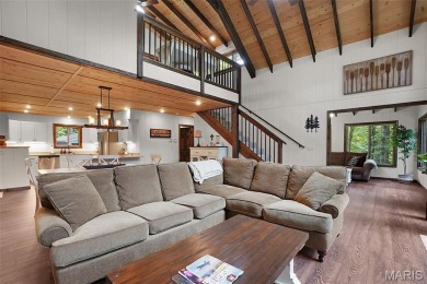 Completed in March 2025, this nearly brand-new chalet features on Innsbrook Resort Golf Course in Missouri - for sale on GolfHomes.com, golf home, golf lot