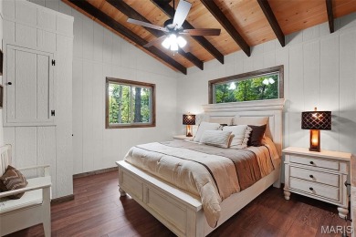 Completed in March 2025, this nearly brand-new chalet features on Innsbrook Resort Golf Course in Missouri - for sale on GolfHomes.com, golf home, golf lot