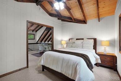 Completed in March 2025, this nearly brand-new chalet features on Innsbrook Resort Golf Course in Missouri - for sale on GolfHomes.com, golf home, golf lot
