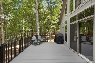 Completed in March 2025, this nearly brand-new chalet features on Innsbrook Resort Golf Course in Missouri - for sale on GolfHomes.com, golf home, golf lot
