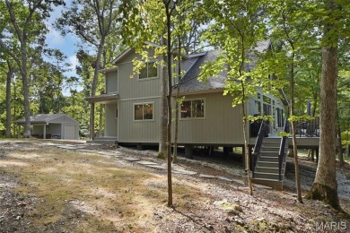 Completed in March 2025, this nearly brand-new chalet features on Innsbrook Resort Golf Course in Missouri - for sale on GolfHomes.com, golf home, golf lot