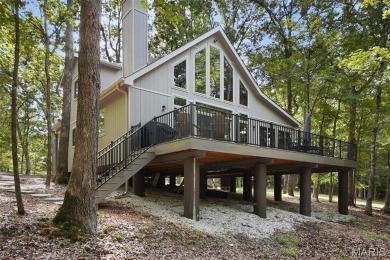 Completed in March 2025, this nearly brand-new chalet features on Innsbrook Resort Golf Course in Missouri - for sale on GolfHomes.com, golf home, golf lot