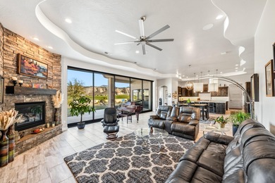 This stunning home is situated perfectly on the golf course on The Ledges Golf Club in Utah - for sale on GolfHomes.com, golf home, golf lot