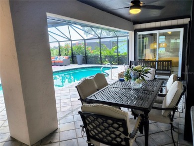 Imagine having your morning coffee on your oversized lanai on Rotonda Golf and Country Club The Palms Course in Florida - for sale on GolfHomes.com, golf home, golf lot