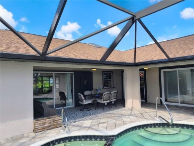 Imagine having your morning coffee on your oversized lanai on Rotonda Golf and Country Club The Palms Course in Florida - for sale on GolfHomes.com, golf home, golf lot