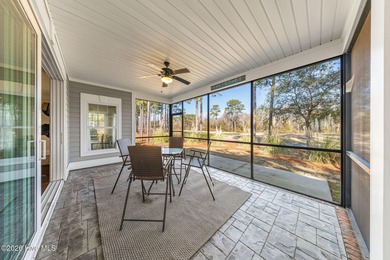 This stunning modern Low Country-style home is perfectly on Members Club At St. James Plantation in North Carolina - for sale on GolfHomes.com, golf home, golf lot