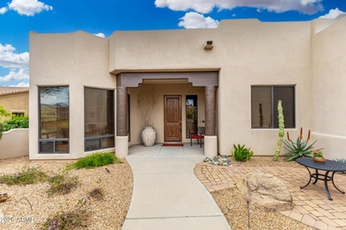 Discover the allure of this exquisite 2-bedroom + office on Tonto Verde Golf Club in Arizona - for sale on GolfHomes.com, golf home, golf lot