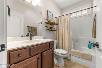 This stunning modern Low Country-style home is perfectly on Members Club At St. James Plantation in North Carolina - for sale on GolfHomes.com, golf home, golf lot