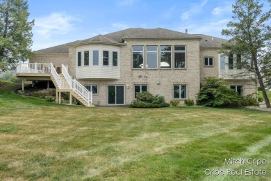 All brick custom built 4500 sqft  5 bedroom, 3.5 bath walk-out on Stone Water Country Club in Michigan - for sale on GolfHomes.com, golf home, golf lot