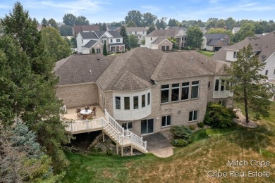 All brick custom built 4500 sqft  5 bedroom, 3.5 bath walk-out on Stone Water Country Club in Michigan - for sale on GolfHomes.com, golf home, golf lot