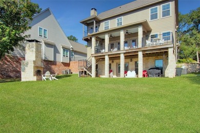 This stunning 4-bedroom, custom built 3408 sq ft lake front home on Hide-A-Way Lake Golf Course in Texas - for sale on GolfHomes.com, golf home, golf lot